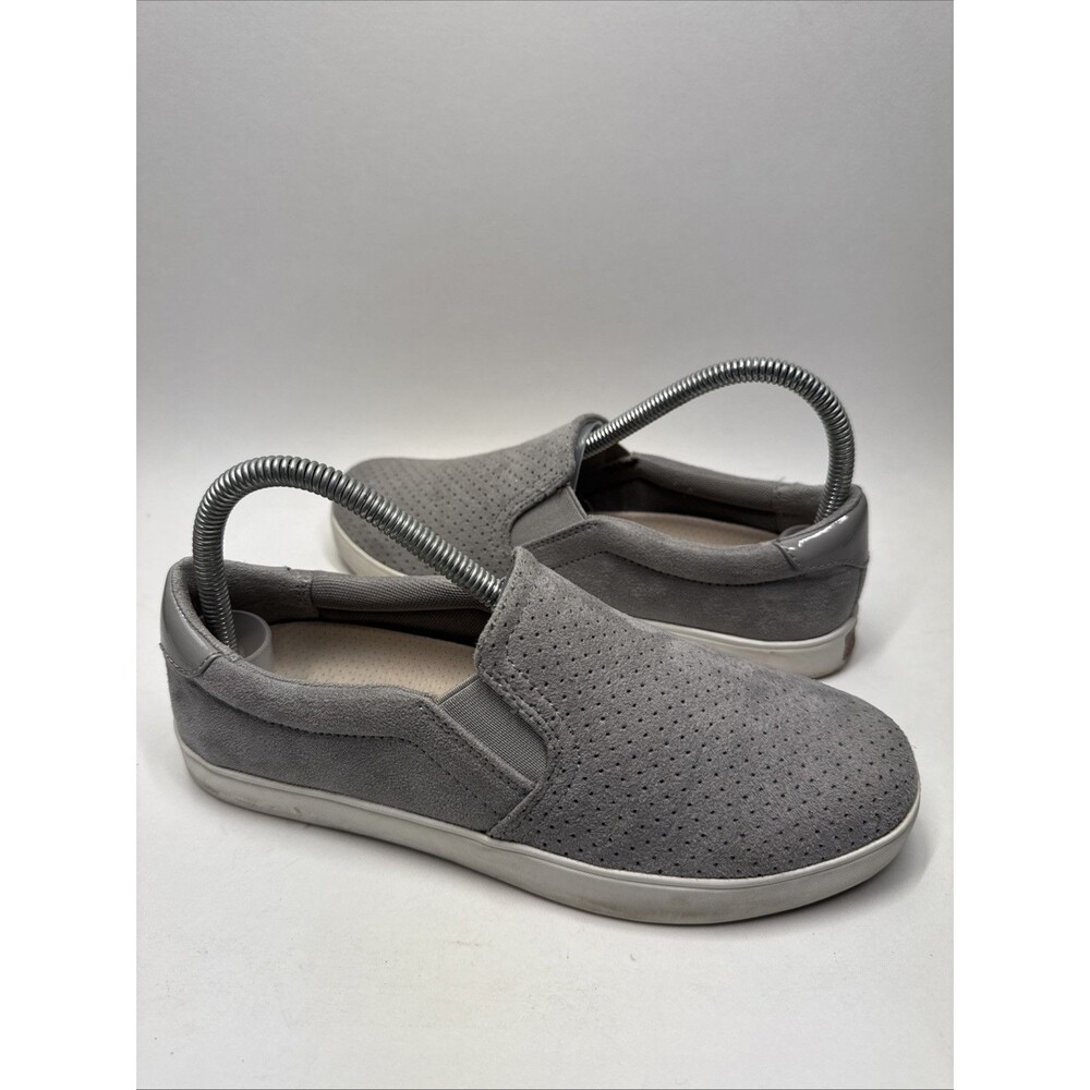 Dr. Scholls Be Free Women’s Gray Perforated Slip On Comfort Sneakers Size 7M